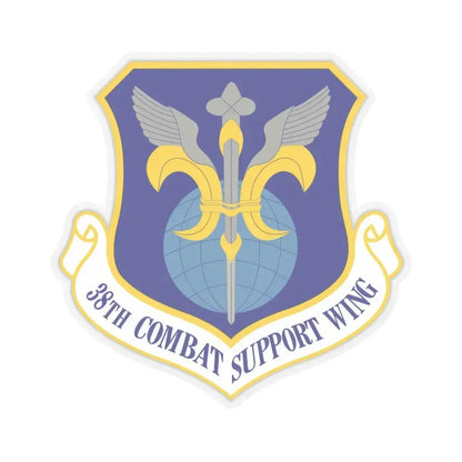 38th Combat Support Wing (U.S. Air Force) STICKER Vinyl Kiss-Cut Decal 6 Inch Transparent - The Sticker Space