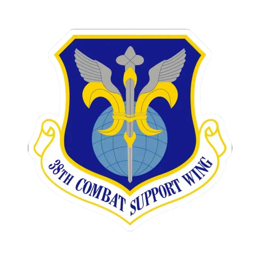 38th Combat Support Wing (U.S. Air Force) STICKER Vinyl Kiss-Cut Decal - The Sticker Space