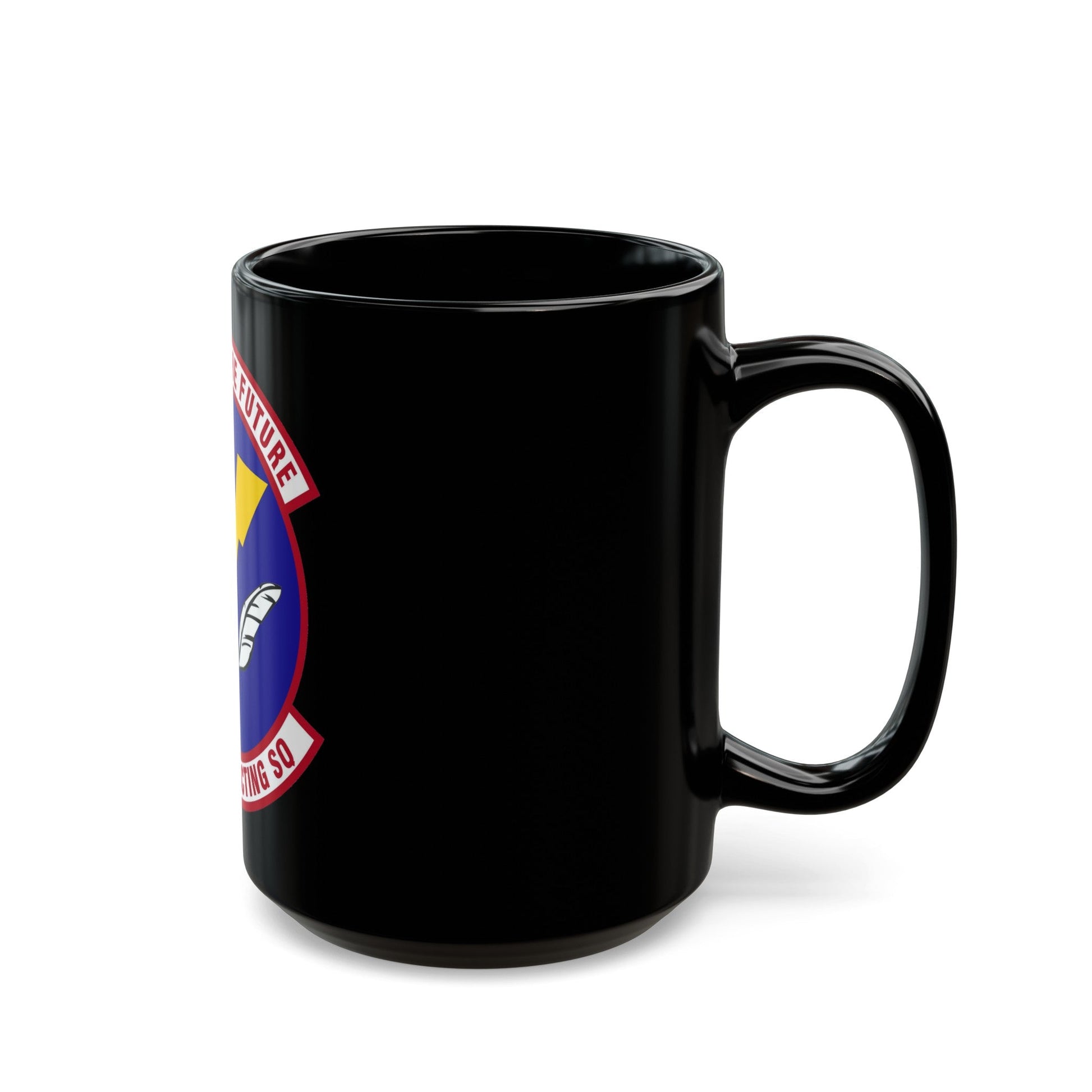 38th Contracting Squadron (U.S. Air Force) Black Coffee Mug-The Sticker Space