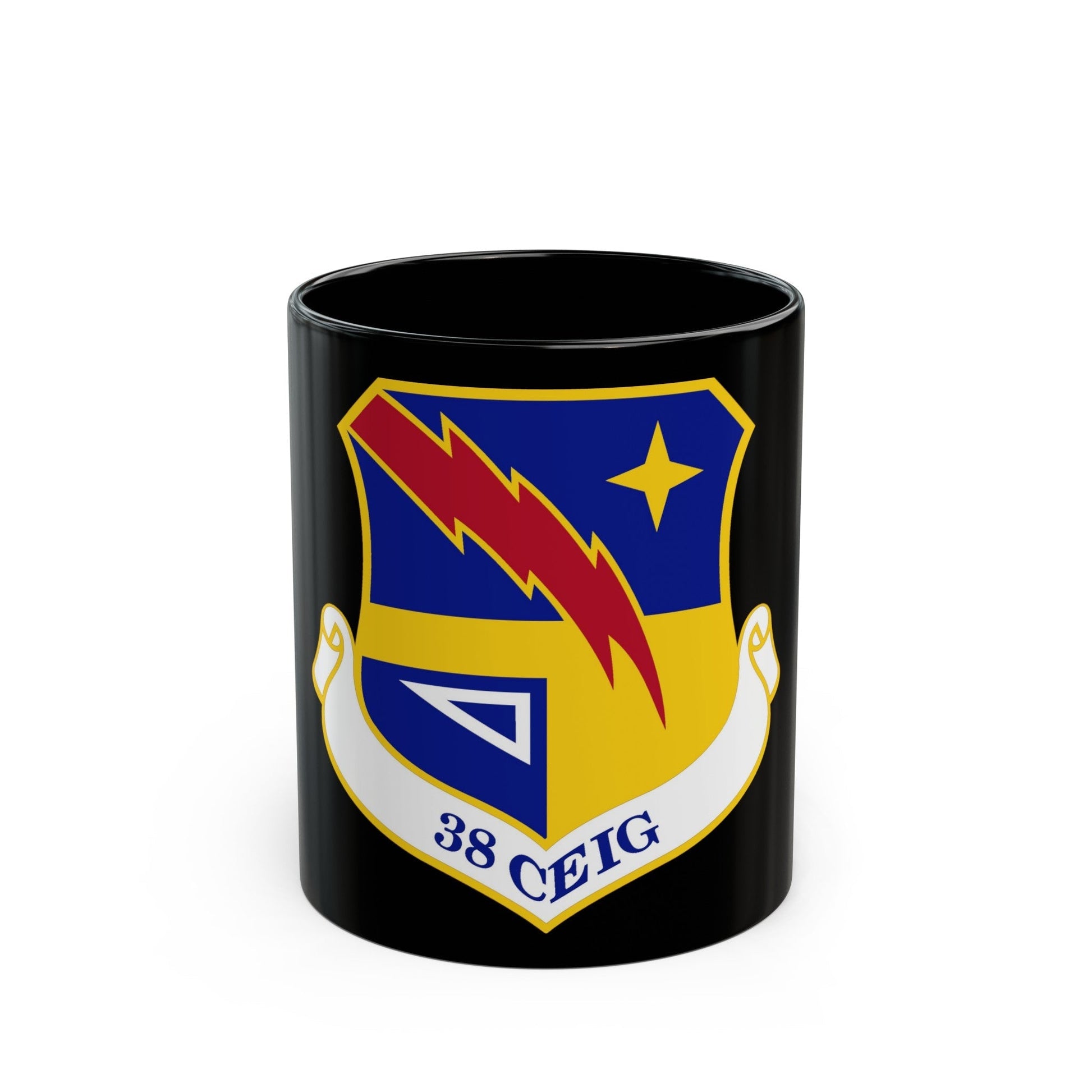 38th Cyberspace Engineering Installation Group (U.S. Air Force) Black Coffee Mug-11oz-The Sticker Space