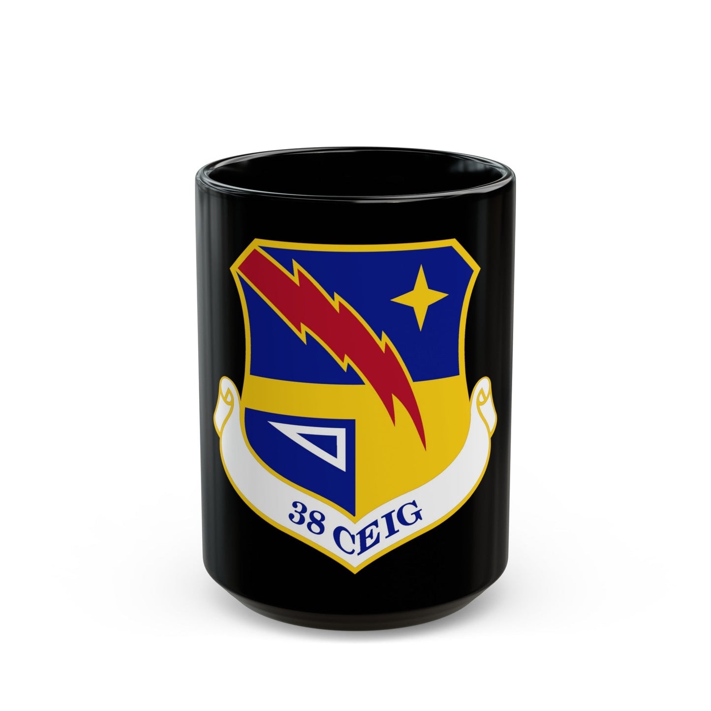 38th Cyberspace Engineering Installation Group (U.S. Air Force) Black Coffee Mug-15oz-The Sticker Space