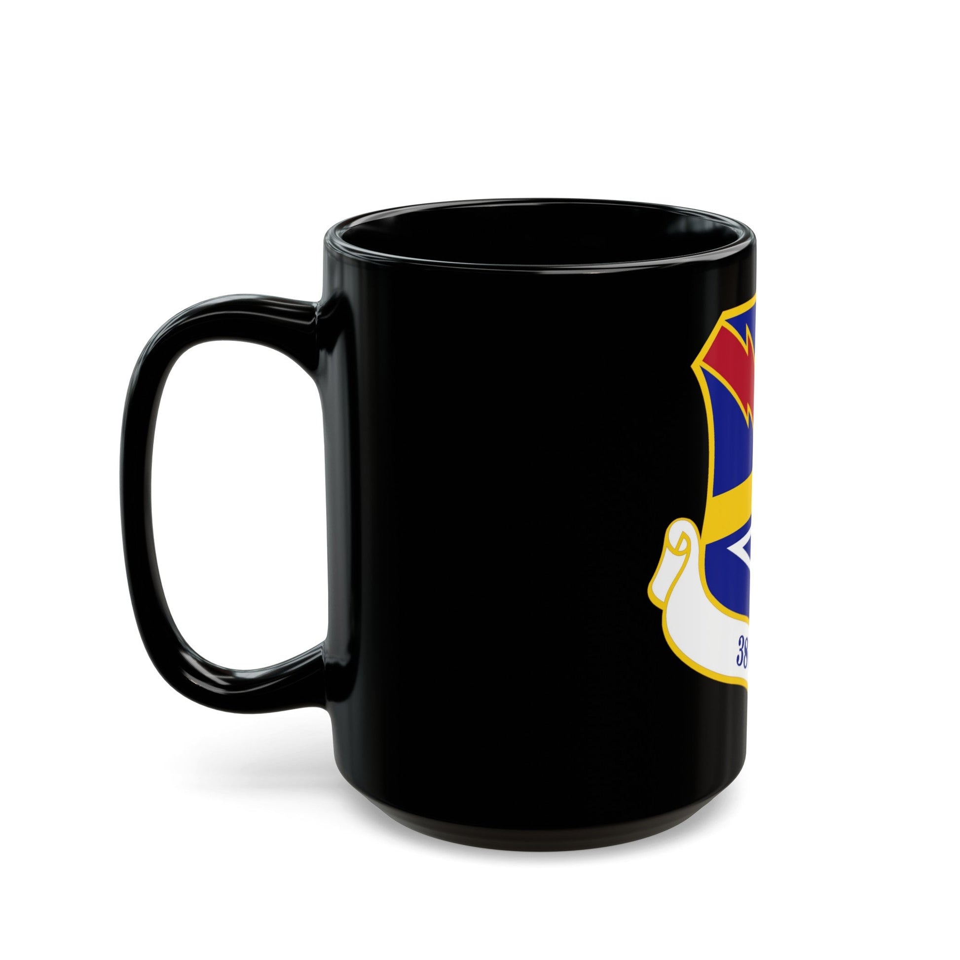 38th Cyberspace Engineering Installation Group (U.S. Air Force) Black Coffee Mug-The Sticker Space