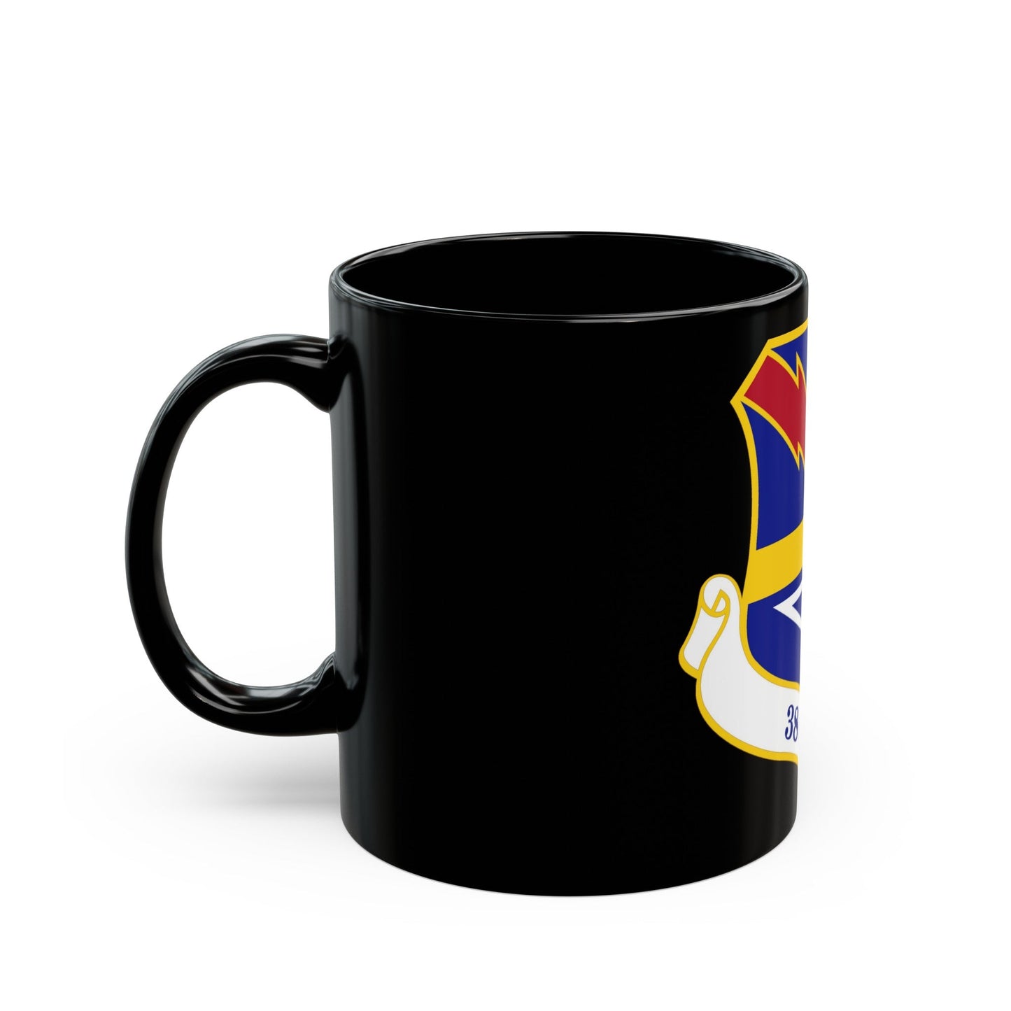 38th Cyberspace Engineering Installation Group (U.S. Air Force) Black Coffee Mug-The Sticker Space