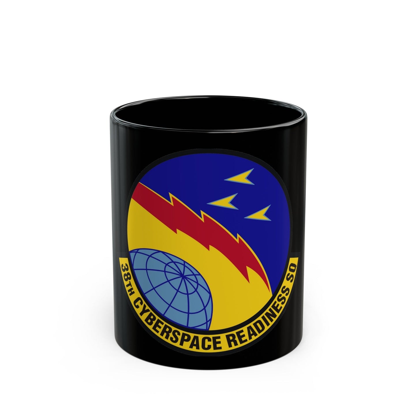 38th Cyberspace Readiness Squadron (U.S. Air Force) Black Coffee Mug-11oz-The Sticker Space