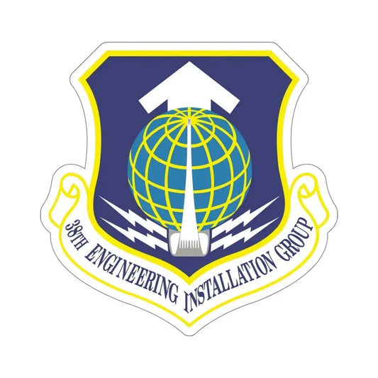 38th Engineering Installation Group (U.S. Air Force) STICKER Vinyl Die-Cut Decal 6 Inch - The Sticker Space