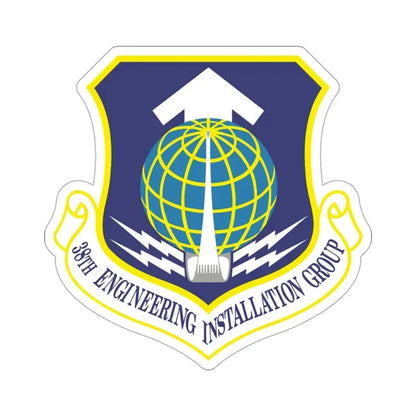 38th Engineering Installation Group (U.S. Air Force) STICKER Vinyl Die-Cut Decal - The Sticker Space