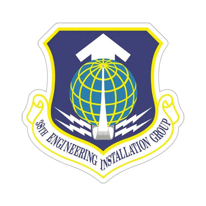 38th Engineering Installation Group (U.S. Air Force) STICKER Vinyl Die-Cut Decal - The Sticker Space