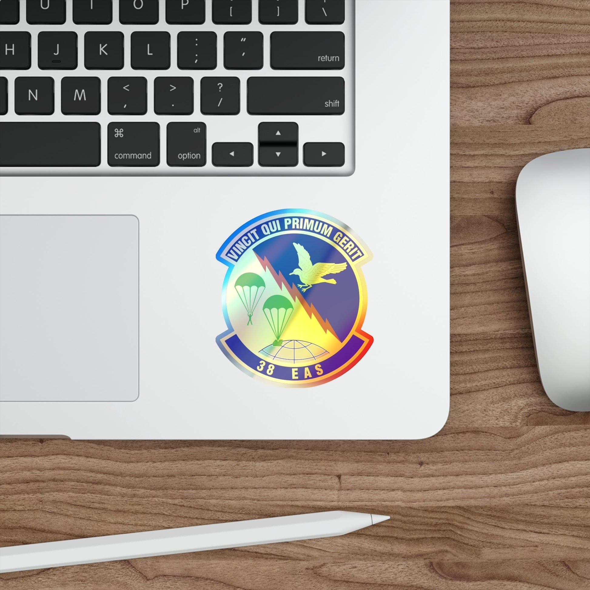 38th Expeditionary Airlift Squadron (U.S. Air Force) Holographic STICKER Die-Cut Vinyl Decal-The Sticker Space