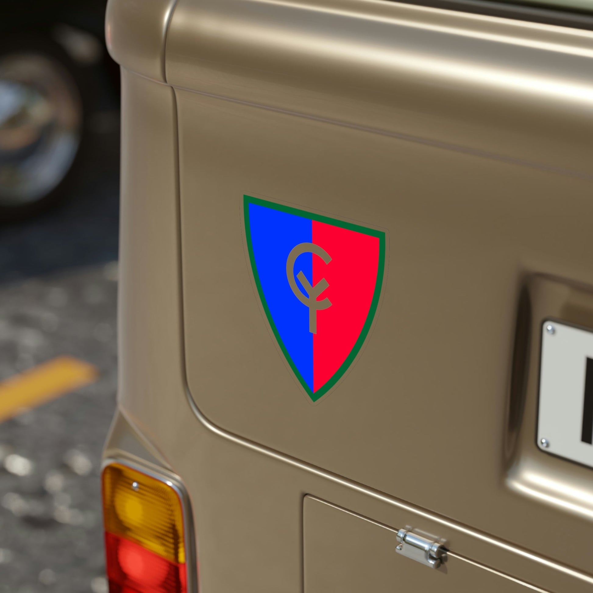 38th Infantry Division SSI (U.S. Army) Transparent STICKER Die-Cut Vinyl Decal-The Sticker Space