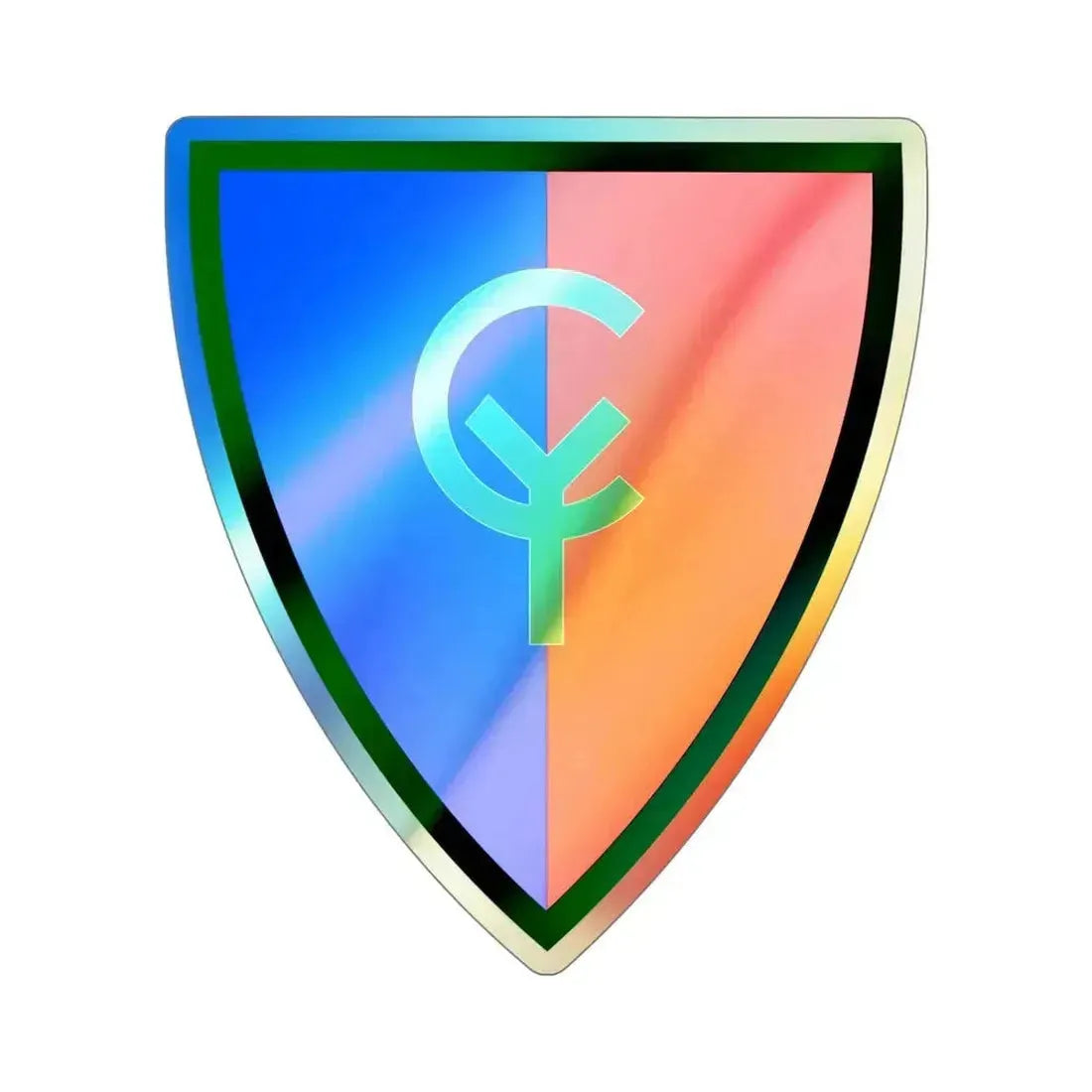 38th Infantry Division SSI (U.S. Army) Holographic STICKER Die-Cut Vinyl Decal 5 Inch Holographic - The Sticker Space