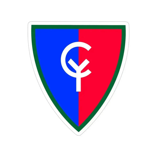 38th Infantry Division SSI (U.S. Army) Transparent STICKER Die-Cut Vinyl Decal 6 Inch - The Sticker Space