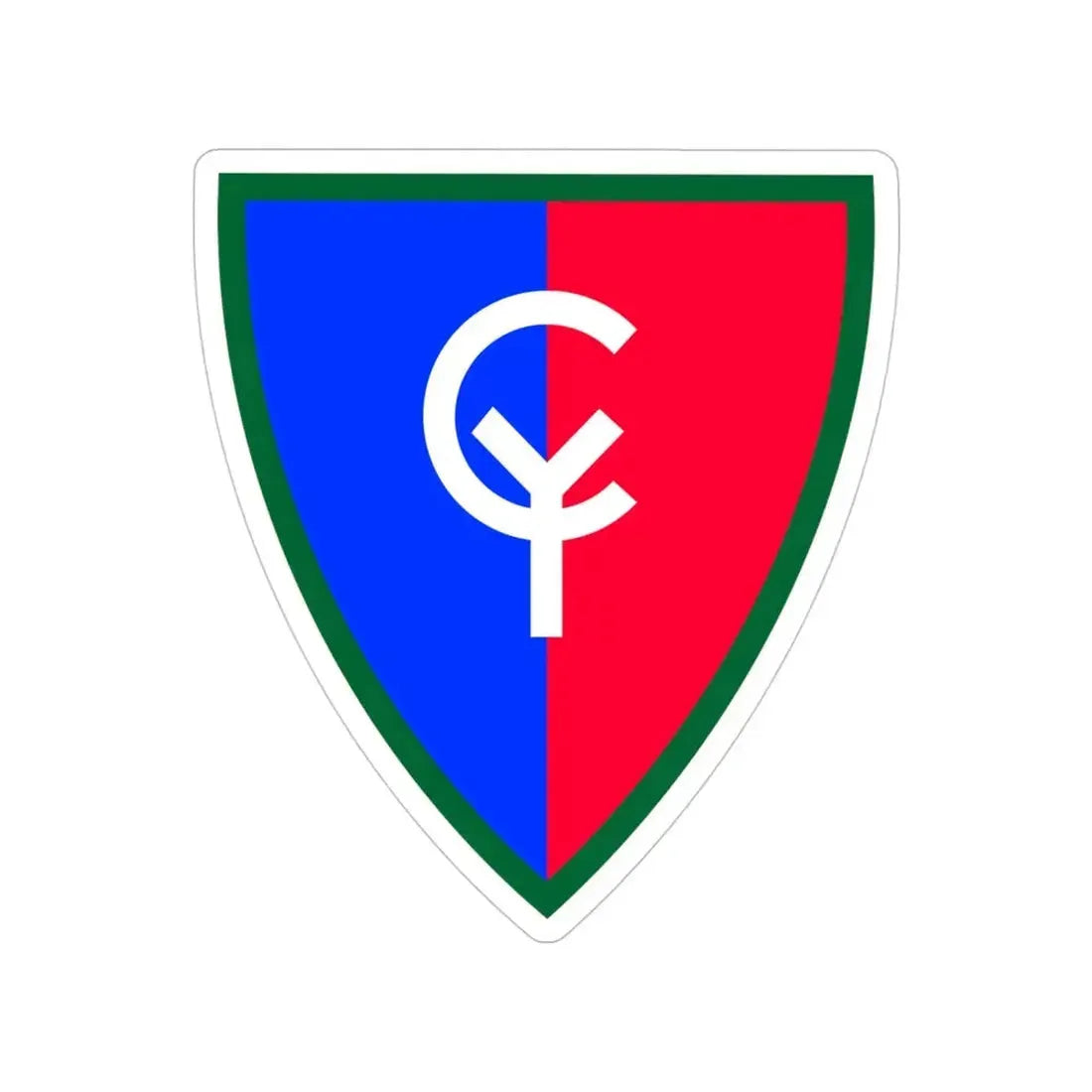 38th Infantry Division SSI (U.S. Army) Transparent STICKER Die-Cut Vinyl Decal - The Sticker Space