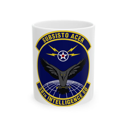 38th Intelligence Squadron (U.S. Air Force) White Coffee Mug-11oz-The Sticker Space