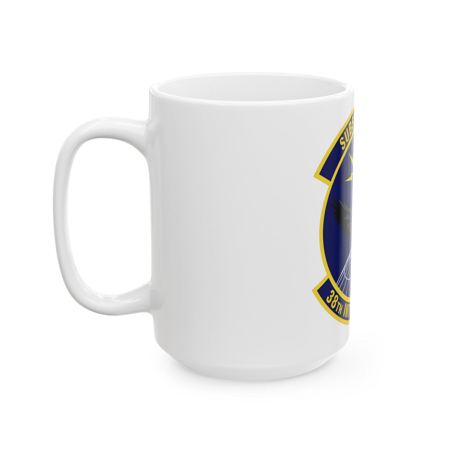 38th Intelligence Squadron (U.S. Air Force) White Coffee Mug-The Sticker Space