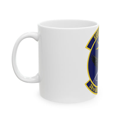 38th Intelligence Squadron (U.S. Air Force) White Coffee Mug-The Sticker Space