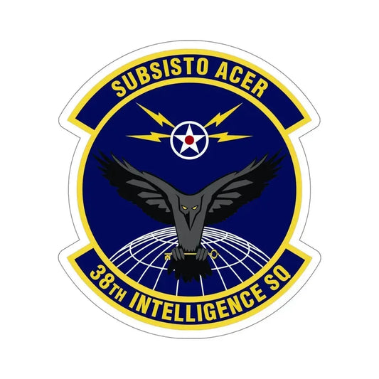 38th Intelligence Squadron (U.S. Air Force) STICKER Vinyl Die-Cut Decal 6 Inch - The Sticker Space