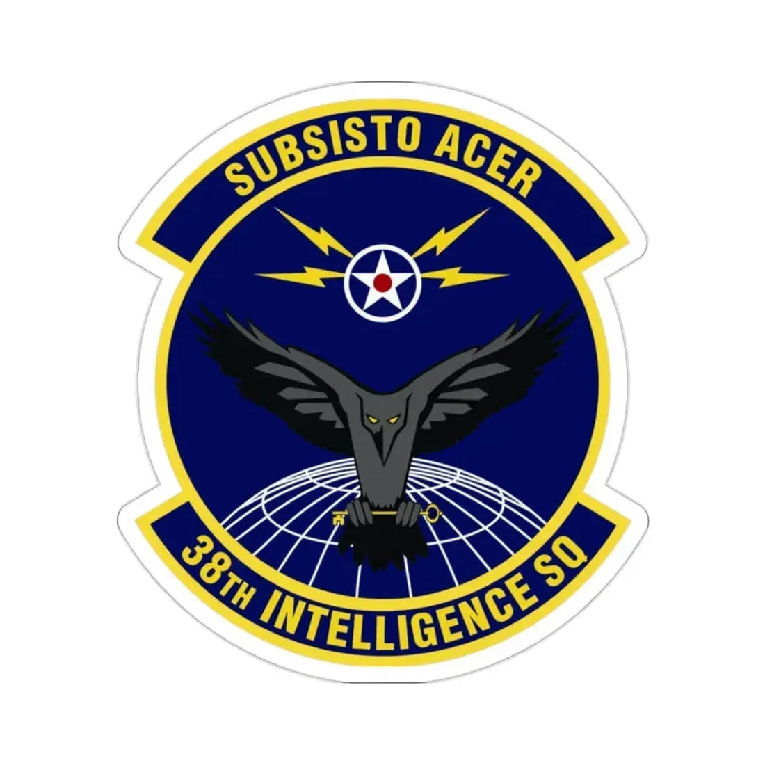 38th Intelligence Squadron (U.S. Air Force) STICKER Vinyl Die-Cut Decal - The Sticker Space