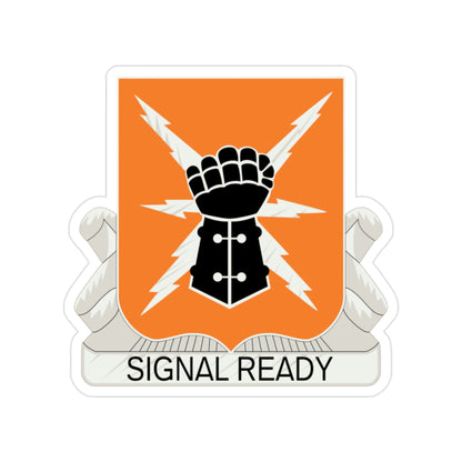 38th Signal Battalion (U.S. Army) Transparent STICKER Die-Cut Vinyl Decal-2 Inch-The Sticker Space