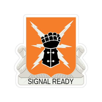 38th Signal Battalion (U.S. Army) Transparent STICKER Die-Cut Vinyl Decal-3 Inch-The Sticker Space