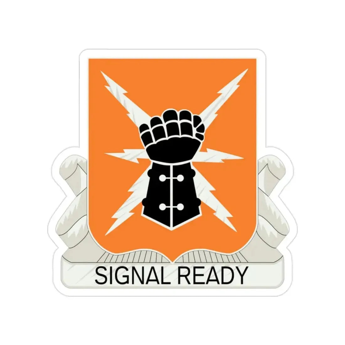 38th Signal Battalion (U.S. Army) Transparent STICKER Die-Cut Vinyl Decal 2 Inch - The Sticker Space
