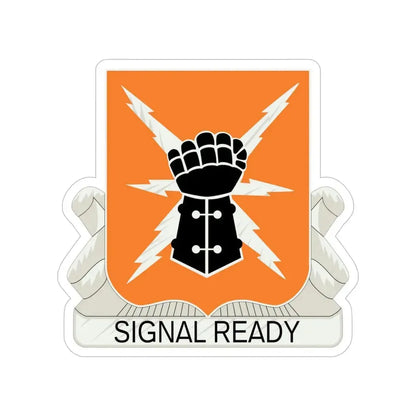 38th Signal Battalion (U.S. Army) Transparent STICKER Die-Cut Vinyl Decal 5 Inch - The Sticker Space