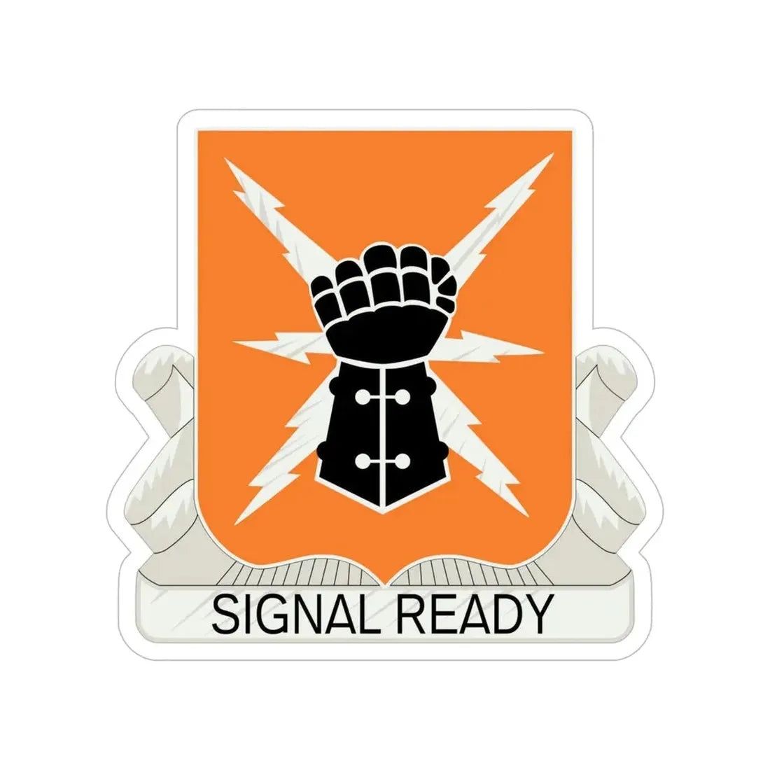 38th Signal Battalion (U.S. Army) Transparent STICKER Die-Cut Vinyl Decal - The Sticker Space