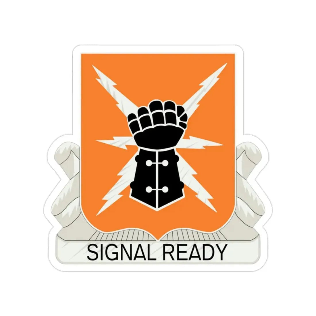 38th Signal Battalion (U.S. Army) Transparent STICKER Die-Cut Vinyl Decal - The Sticker Space