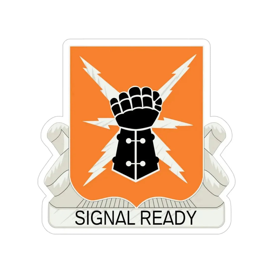 38th Signal Battalion (U.S. Army) Transparent STICKER Die-Cut Vinyl Decal - The Sticker Space