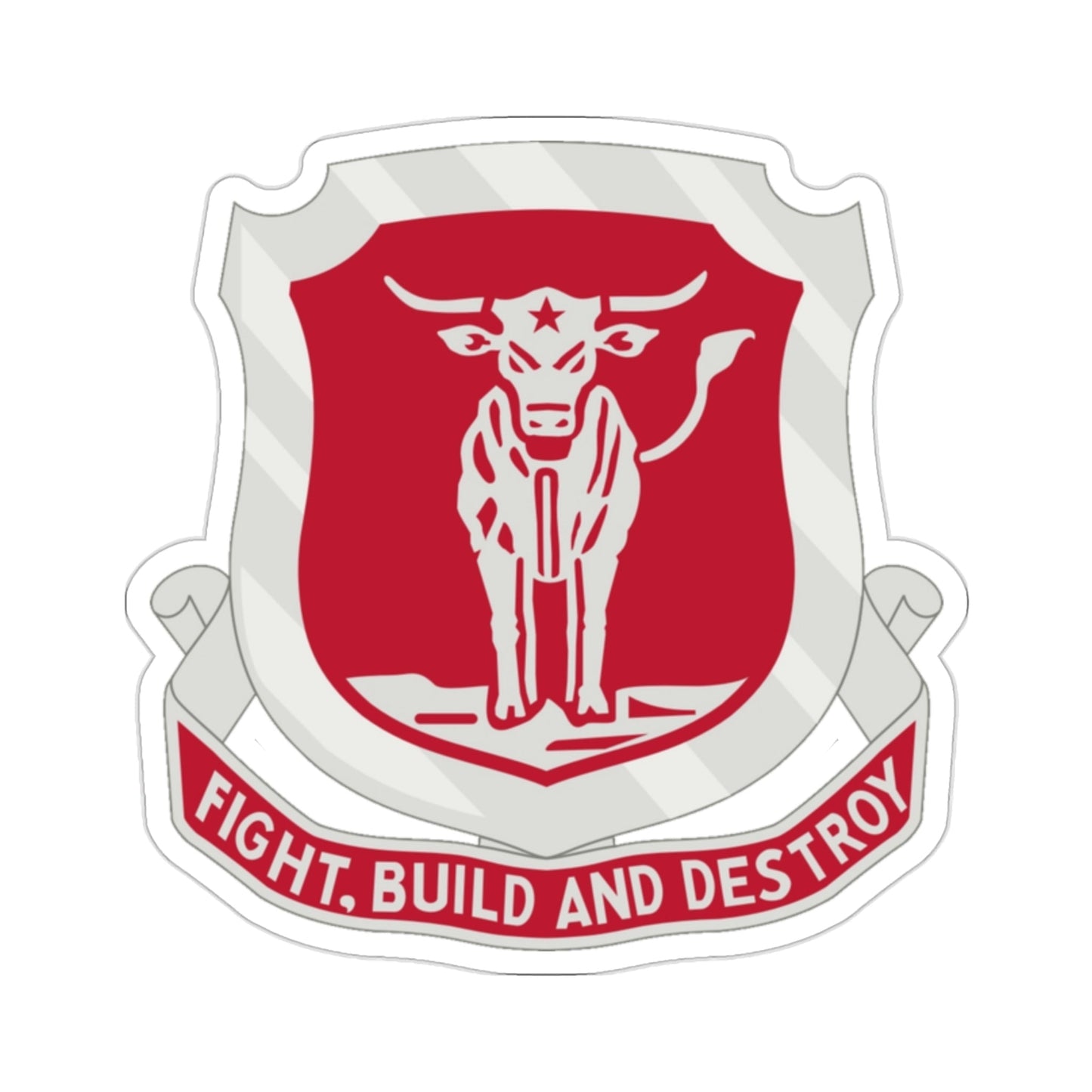 39 Engineer Battalion (U.S. Army) STICKER Vinyl Die-Cut Decal-2 Inch-The Sticker Space