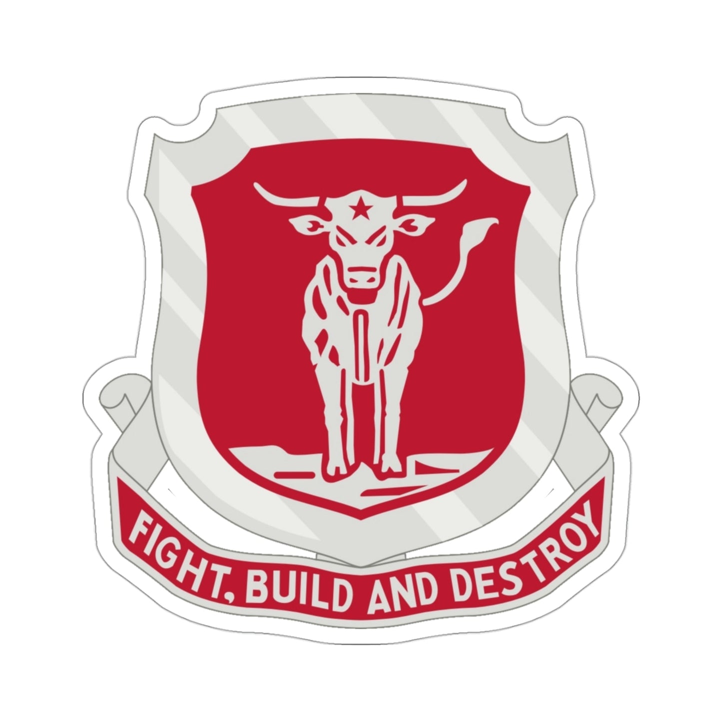 39 Engineer Battalion (U.S. Army) STICKER Vinyl Die-Cut Decal-3 Inch-The Sticker Space