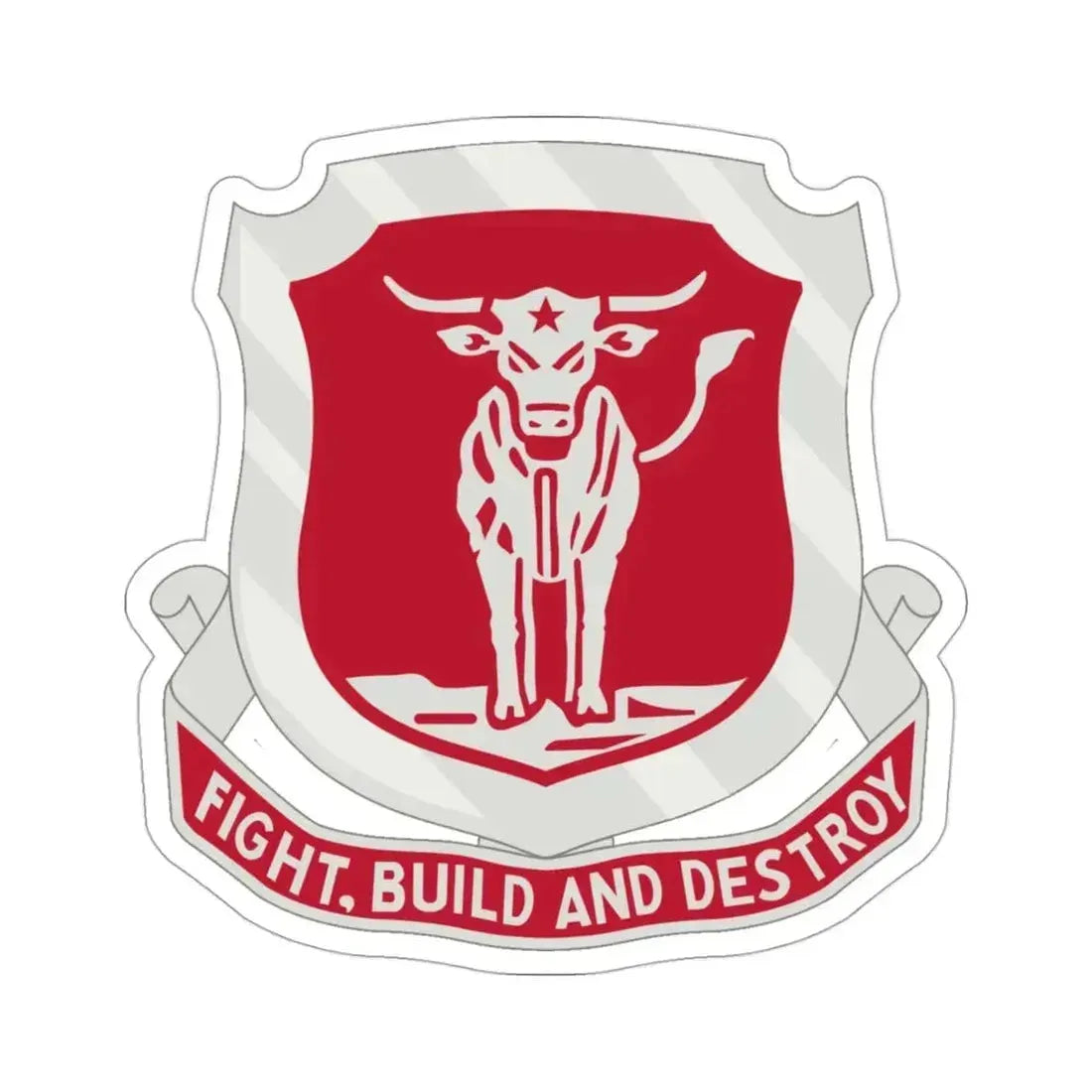 39 Engineer Battalion (U.S. Army) STICKER Vinyl Die-Cut Decal 3 Inch - The Sticker Space