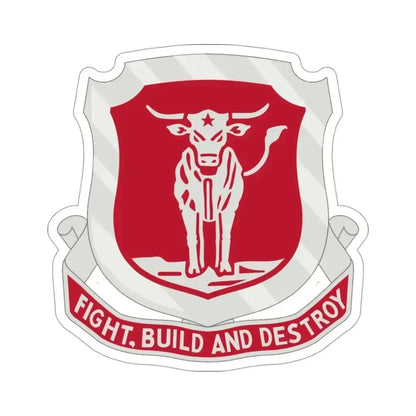 39 Engineer Battalion (U.S. Army) STICKER Vinyl Die-Cut Decal 3 Inch - The Sticker Space