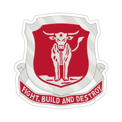 39 Engineer Battalion (U.S. Army) STICKER Vinyl Die-Cut Decal 4 Inch - The Sticker Space