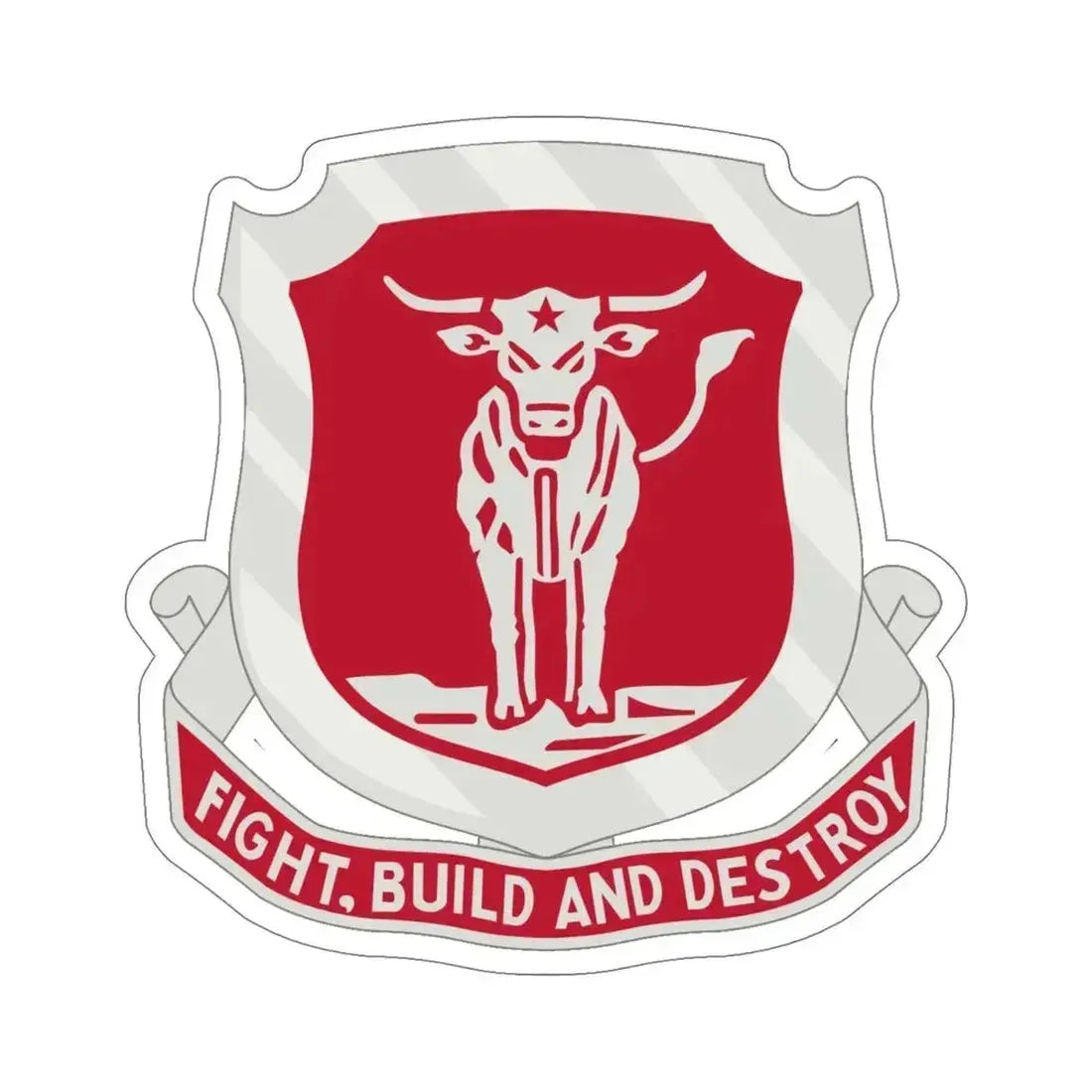 39 Engineer Battalion (U.S. Army) STICKER Vinyl Die-Cut Decal 6 Inch - The Sticker Space