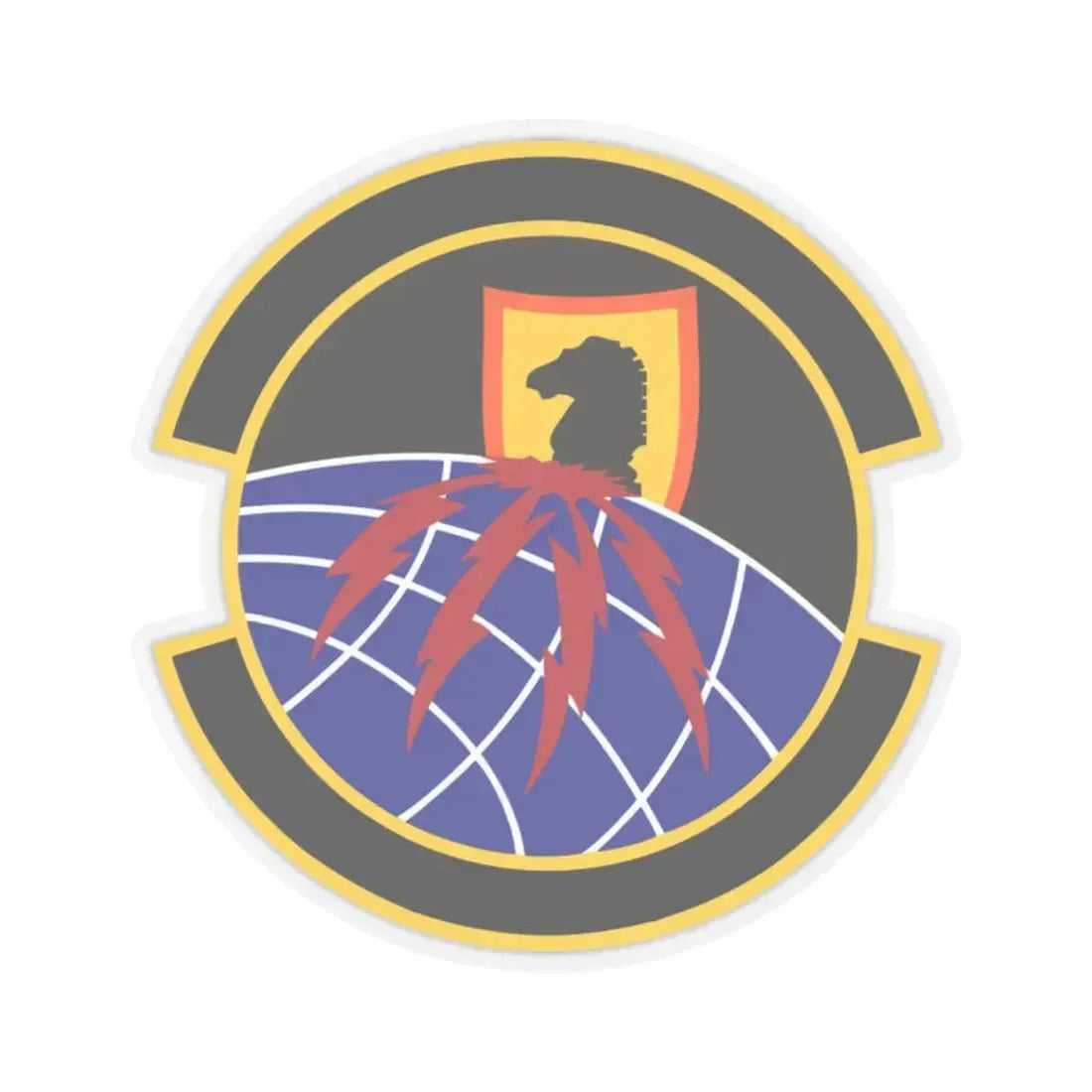 39 Information Operations Squadron ACC (U.S. Air Force) STICKER Vinyl Kiss-Cut Decal 2 Inch Transparent - The Sticker Space