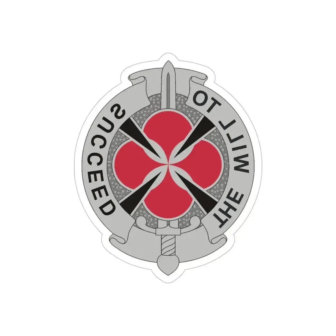 39 Signal Battalion (U.S. Army) REVERSE PRINT Transparent Die-Cut STICKER 6 Inch Die-Cut Transparent - The Sticker Space