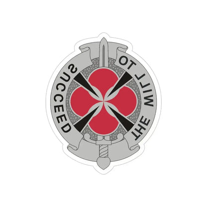 39 Signal Battalion (U.S. Army) REVERSE PRINT Transparent Die-Cut STICKER 6 Inch Die-Cut Transparent - The Sticker Space