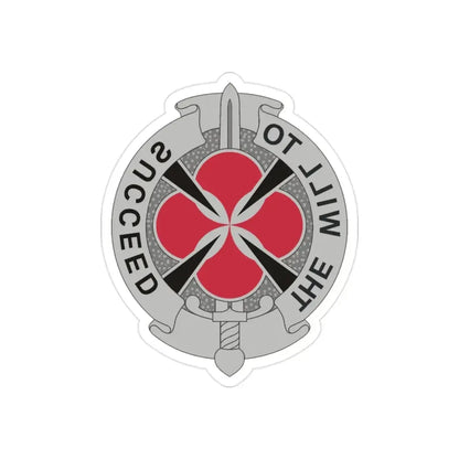 39 Signal Battalion (U.S. Army) REVERSE PRINT Transparent Die-Cut STICKER - The Sticker Space