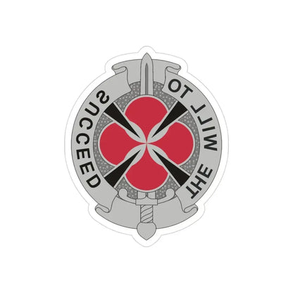 39 Signal Battalion (U.S. Army) REVERSE PRINT Transparent Die-Cut STICKER - The Sticker Space