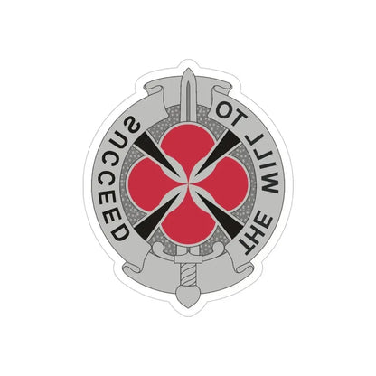 39 Signal Battalion (U.S. Army) REVERSE PRINT Transparent Die-Cut STICKER - The Sticker Space