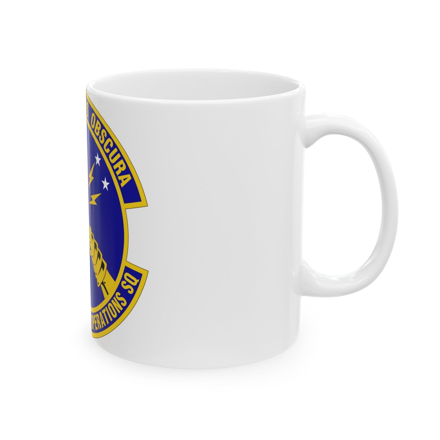 390 Cyberspace Operations Squadron ACC (U.S. Air Force) White Coffee Mug-The Sticker Space