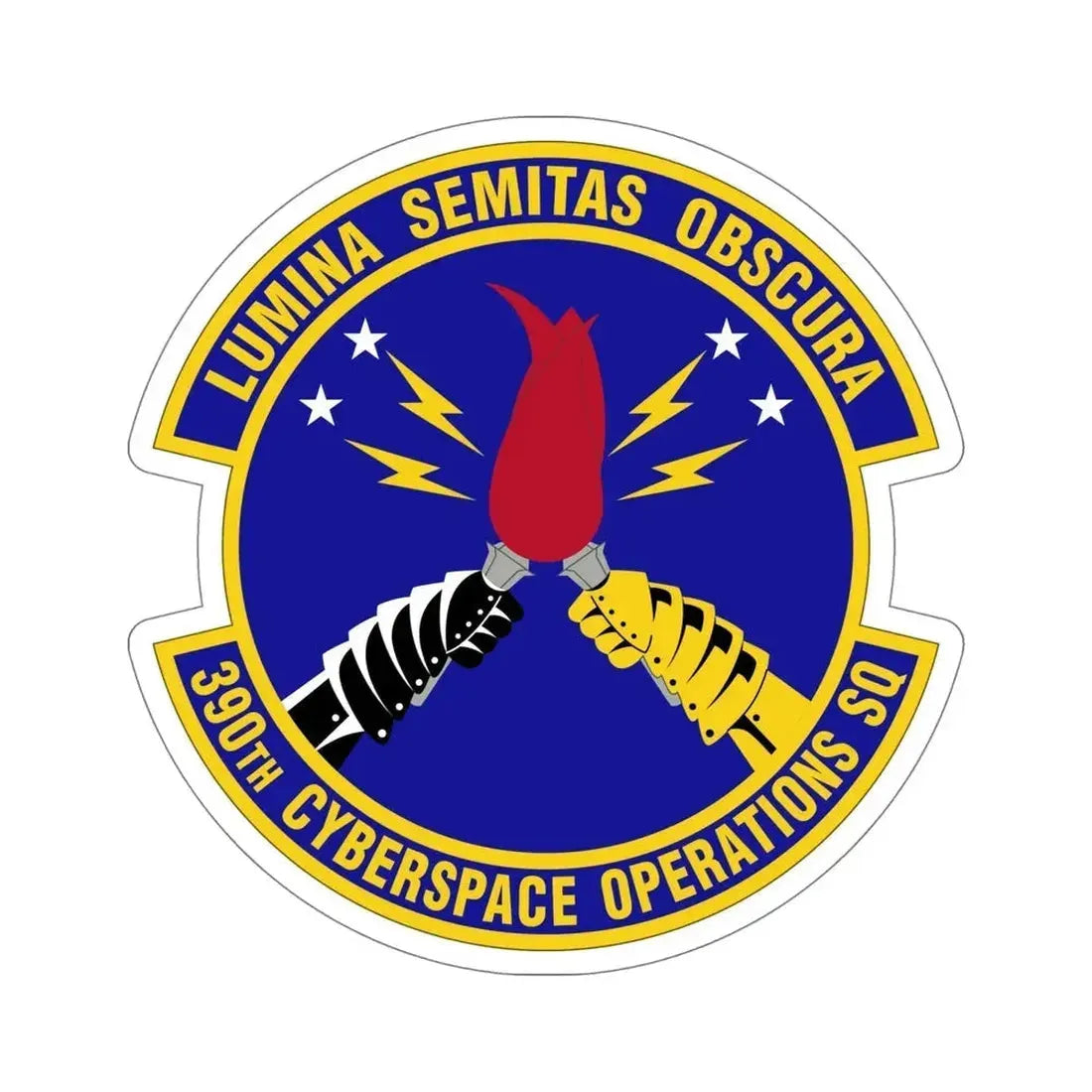 390 Cyberspace Operations Squadron ACC (U.S. Air Force) STICKER Vinyl Die-Cut Decal - The Sticker Space