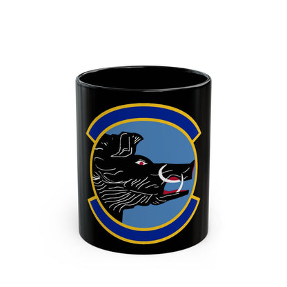 390 Electronic Combat Squadron ACC (U.S. Air Force) Black Coffee Mug-11oz-The Sticker Space