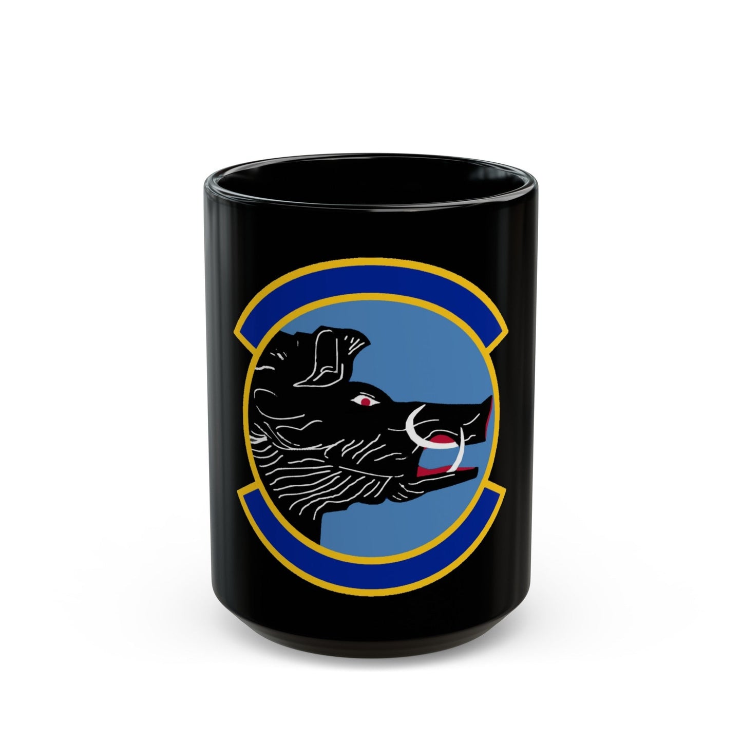 390 Electronic Combat Squadron ACC (U.S. Air Force) Black Coffee Mug-15oz-The Sticker Space