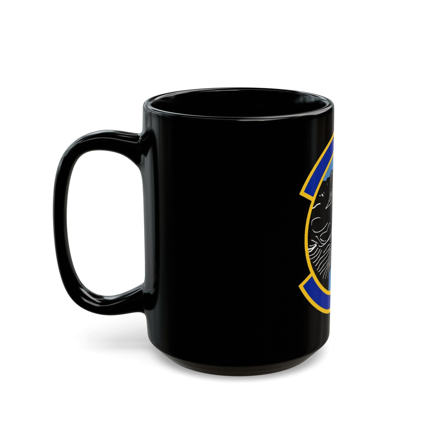 390 Electronic Combat Squadron ACC (U.S. Air Force) Black Coffee Mug-The Sticker Space