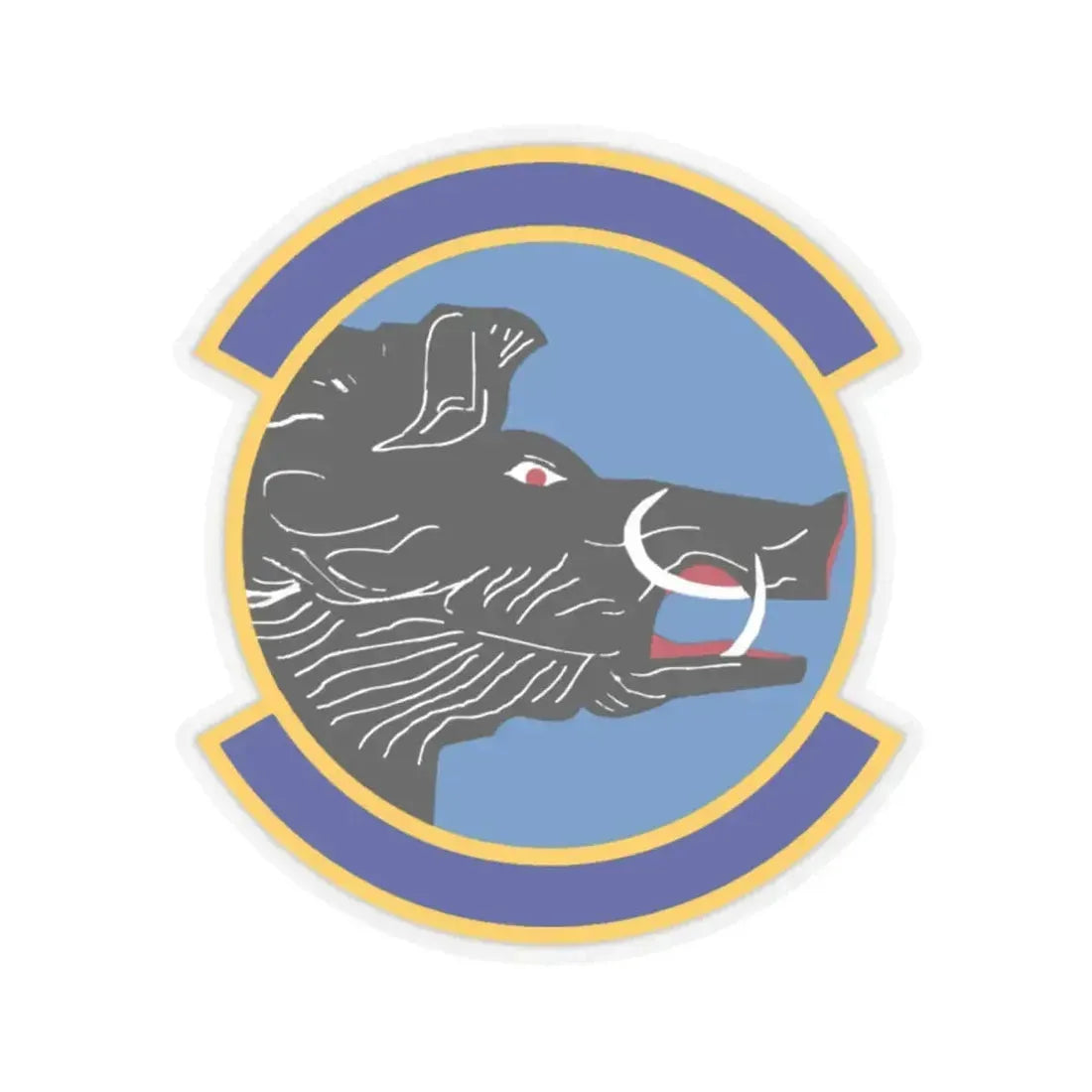 390 Electronic Combat Squadron ACC (U.S. Air Force) STICKER Vinyl Kiss-Cut Decal 2 Inch Transparent - The Sticker Space