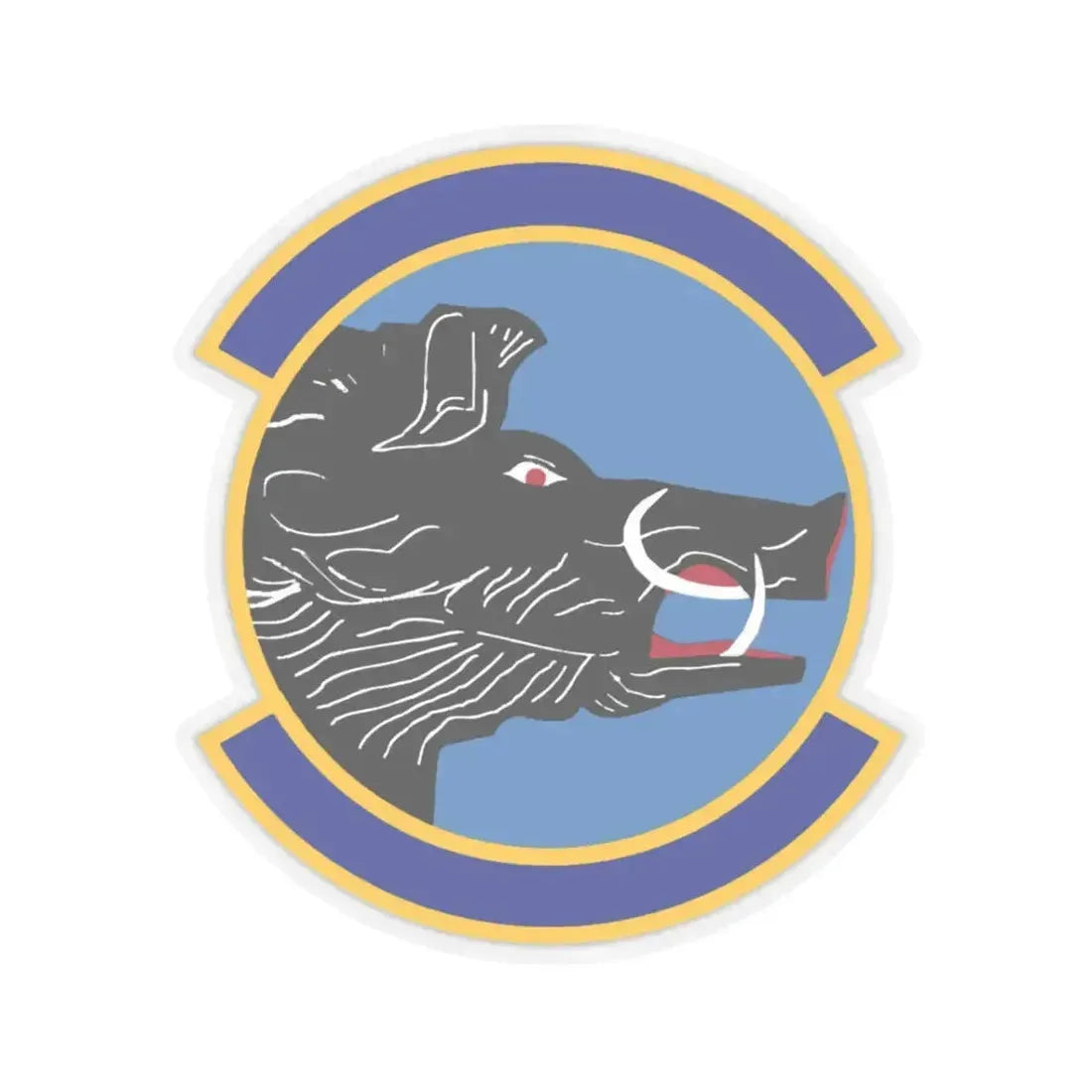 390 Electronic Combat Squadron ACC (U.S. Air Force) STICKER Vinyl Kiss-Cut Decal 3 Inch Transparent - The Sticker Space