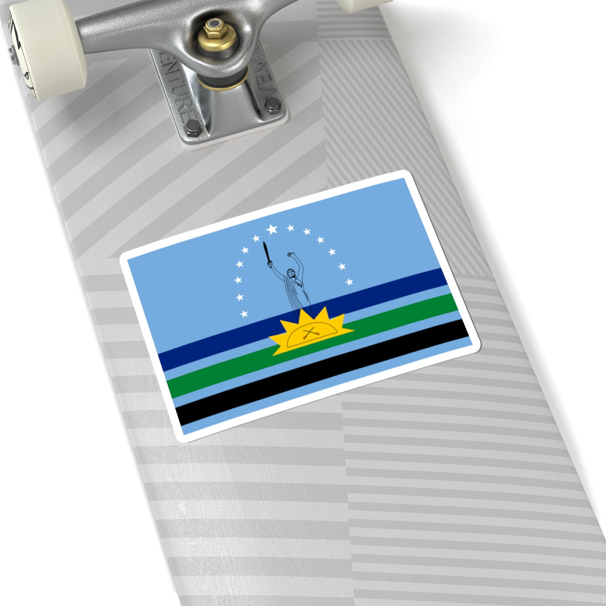 Flag of Monagas State (Venezuela) STICKER Vinyl Kiss-Cut Decal
