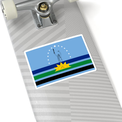 Flag of Monagas State (Venezuela) STICKER Vinyl Kiss-Cut Decal