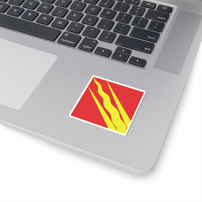 Flag of Østfold (Norway) STICKER Vinyl Kiss-Cut Decal